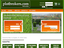 Tablet Screenshot of plotbrokers.com